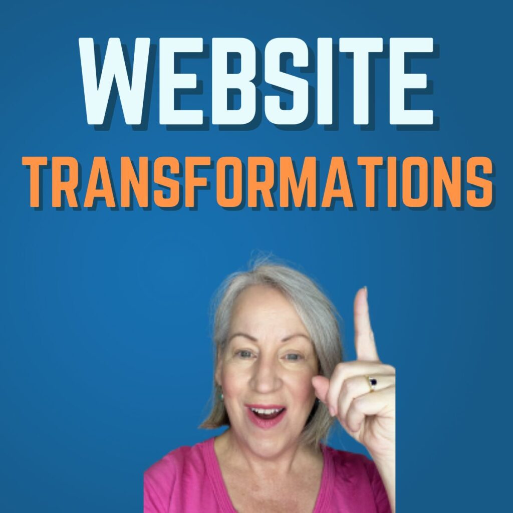 website transformations with mrs bloggs